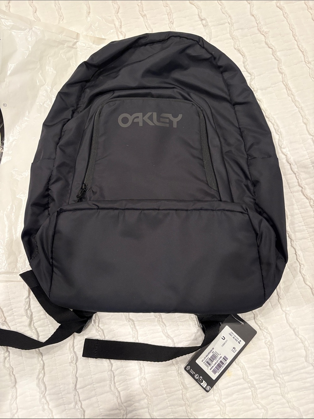Oakley 23L Nylon Blackout Classic Everyday Backpack